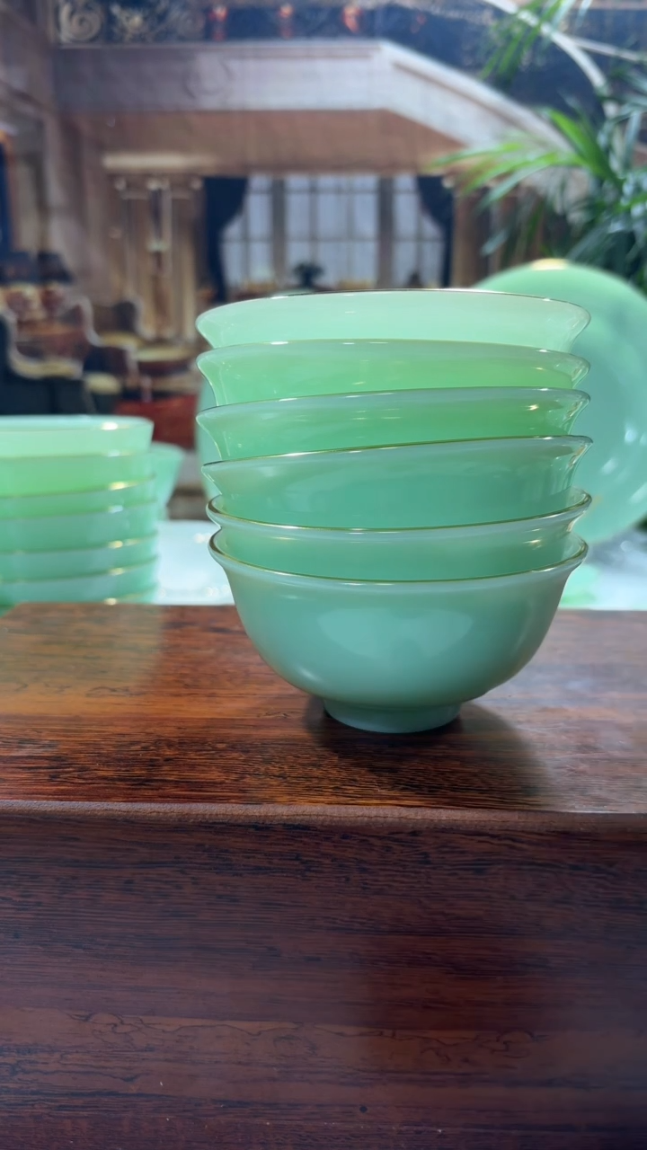 【闪购商品】... 4.5英寸玉瓷碗6个口径11.5厘米