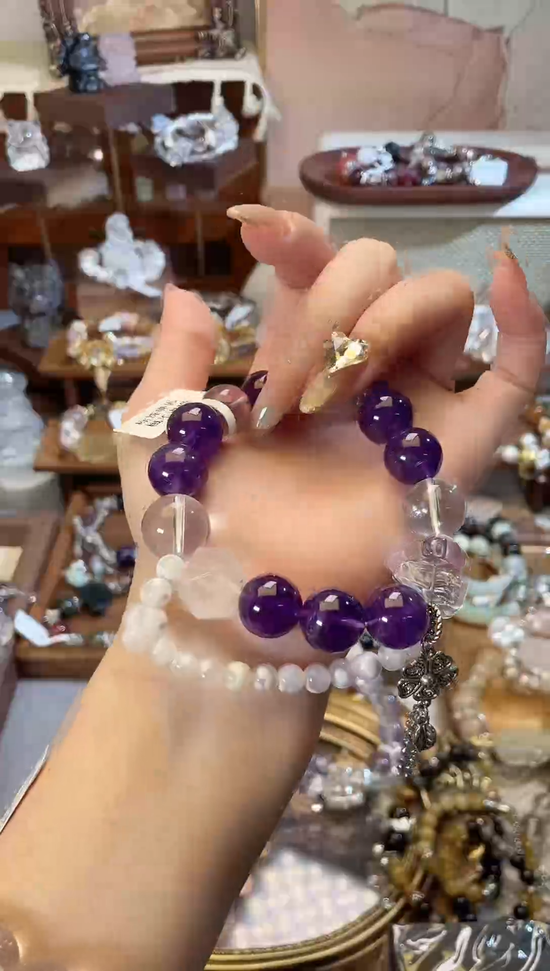 【闪购商品】水晶手串未镶嵌柚子原创水晶