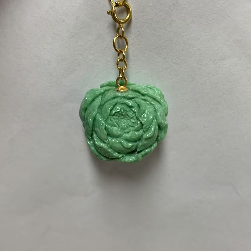 品众珠宝牡丹花吊坠