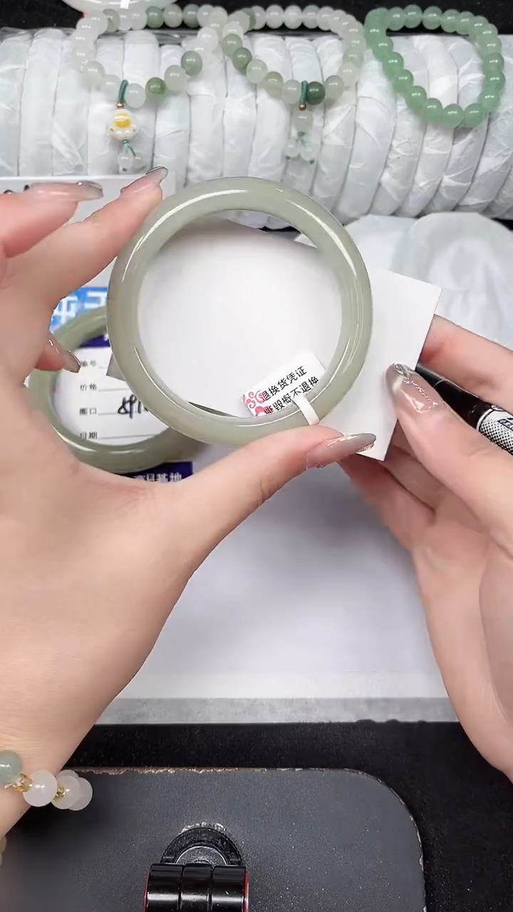 未镶嵌手镯石英质玉324-57/58