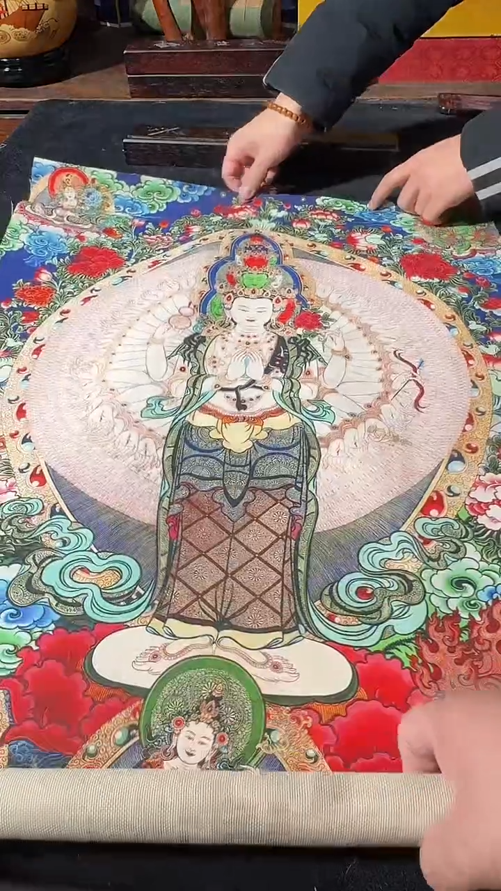 卷轴画藏式珍藏彩绘艺术馆21