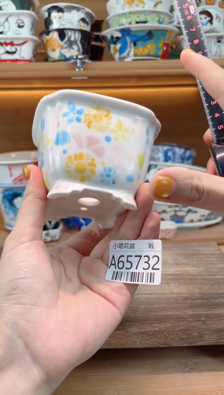 瑕【A65732】7.5*5.7手绘