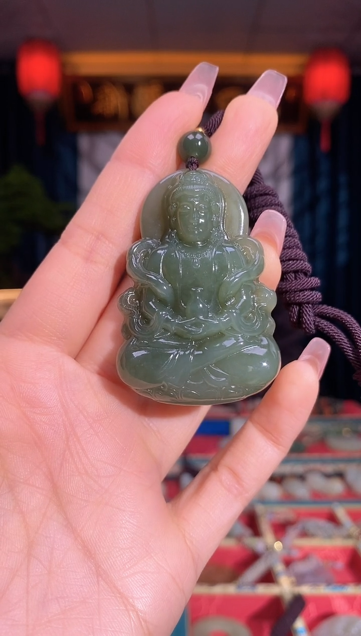 【闪购商品】和田玉颈饰未镶嵌观音
