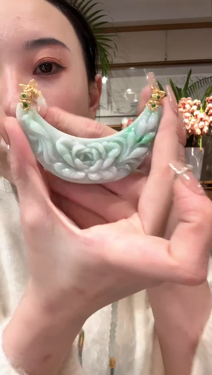 【闪购商品】翡翠颈饰未镶嵌国风