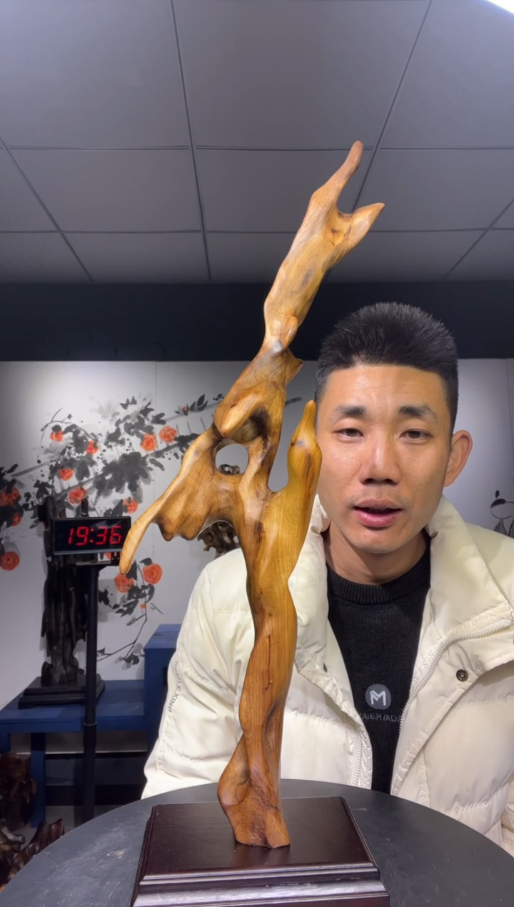 【闪购商品】金丝楠木雕金丝楠木工艺品摆件