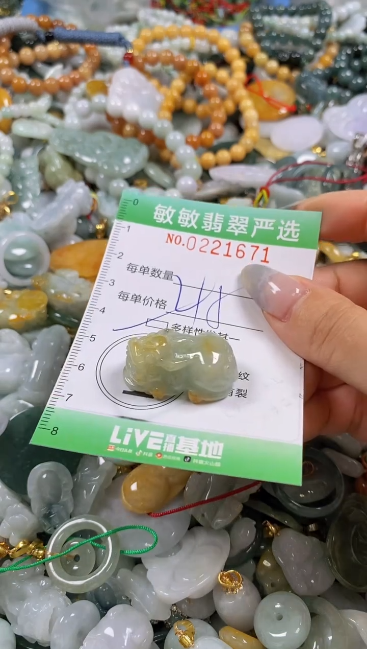 翡翠未镶嵌颈饰闪购0221671多样性发其一