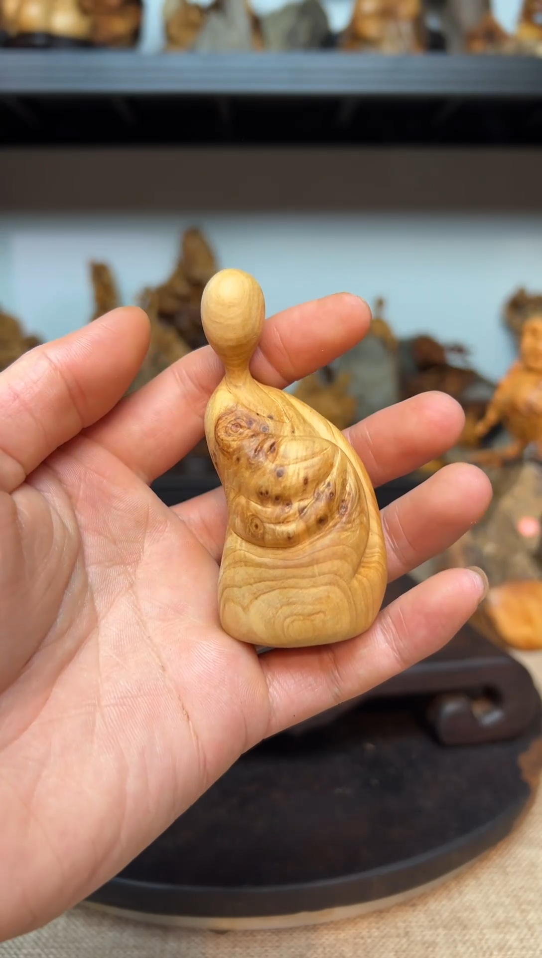 柏木（崖柏）崖柏雕刻件