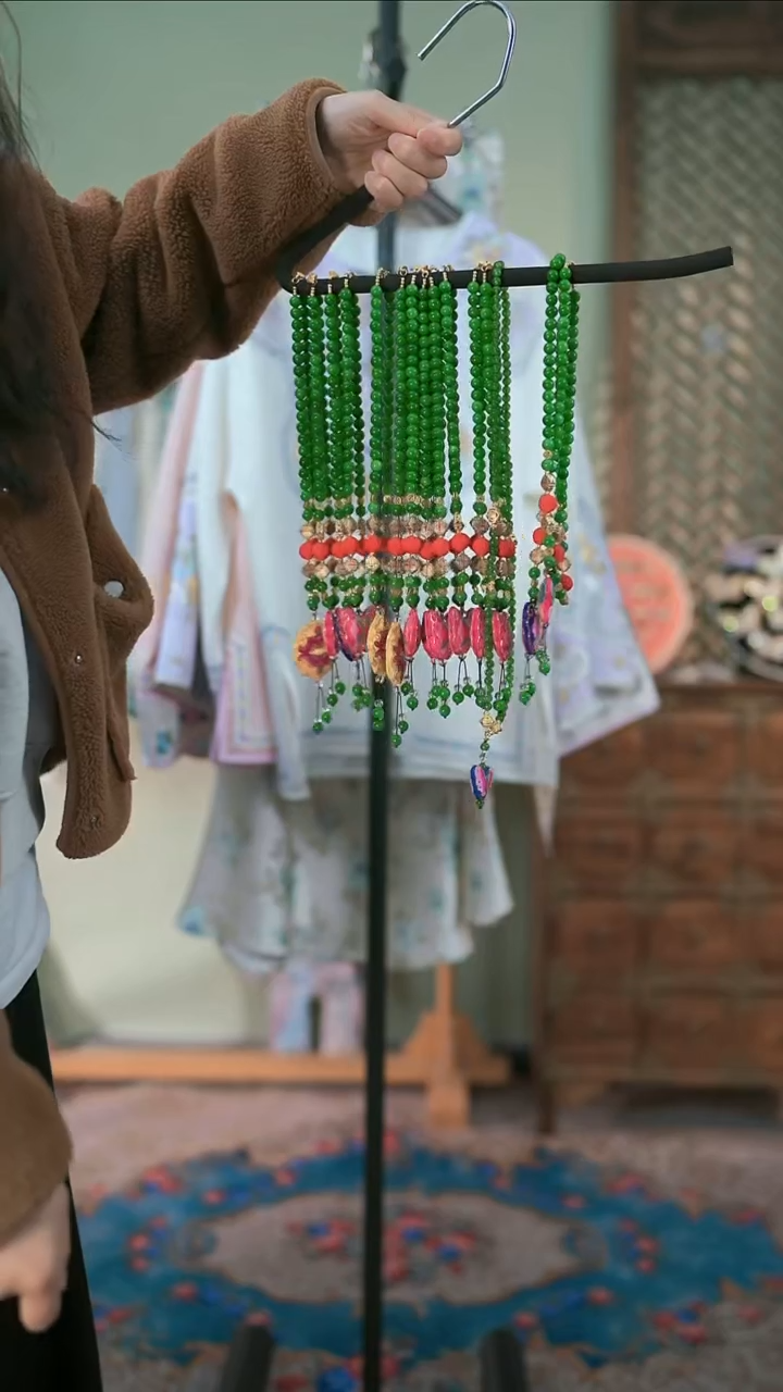 【闪购商品】刺绣苏绣项链绿色 不挑款式