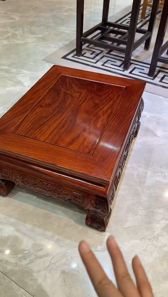 【闪购商品】花梨木类成套家具刺猬紫檀小炕几40*50*25