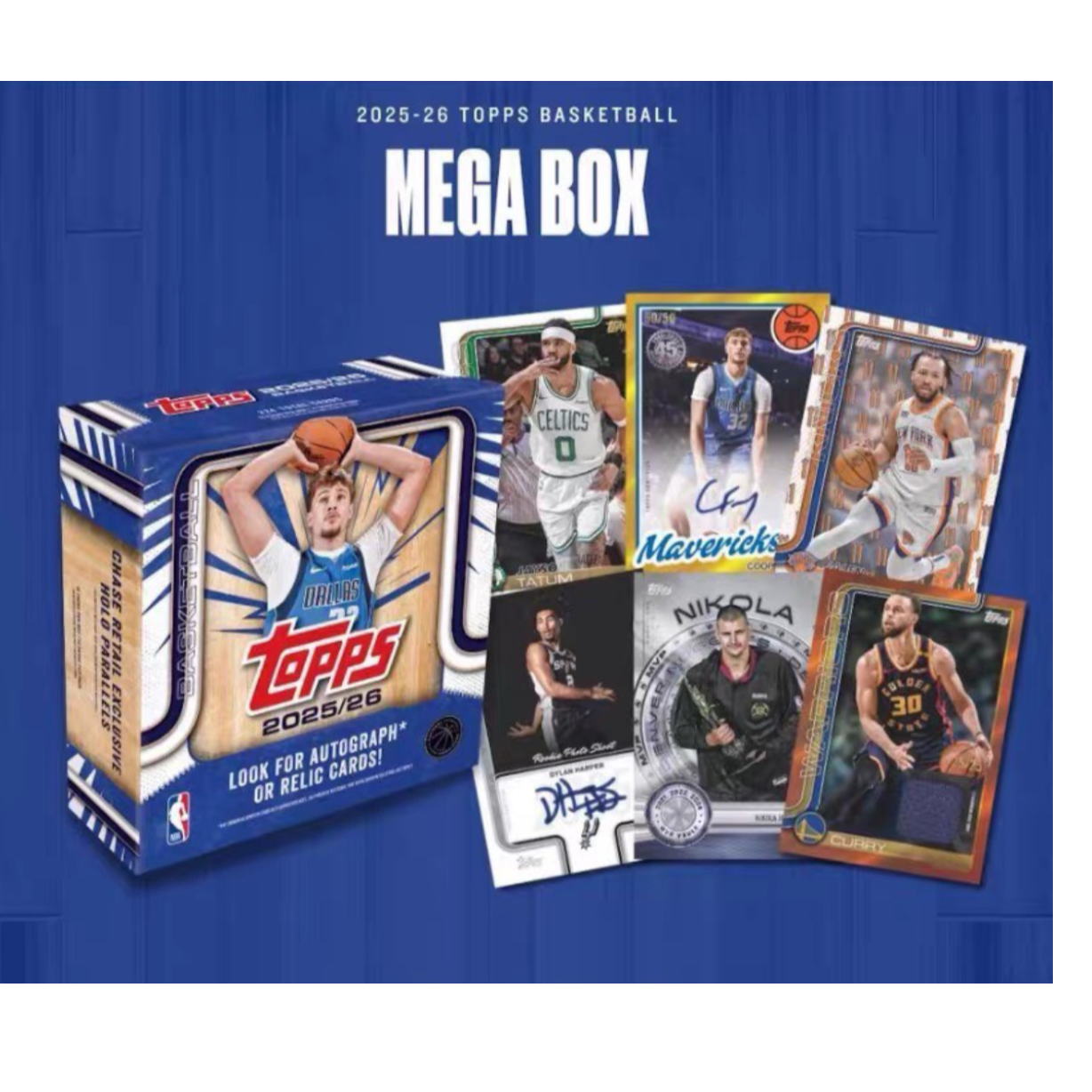 Topps 2025/26 Topps 篮球 MEGA 大卡量（代拆）