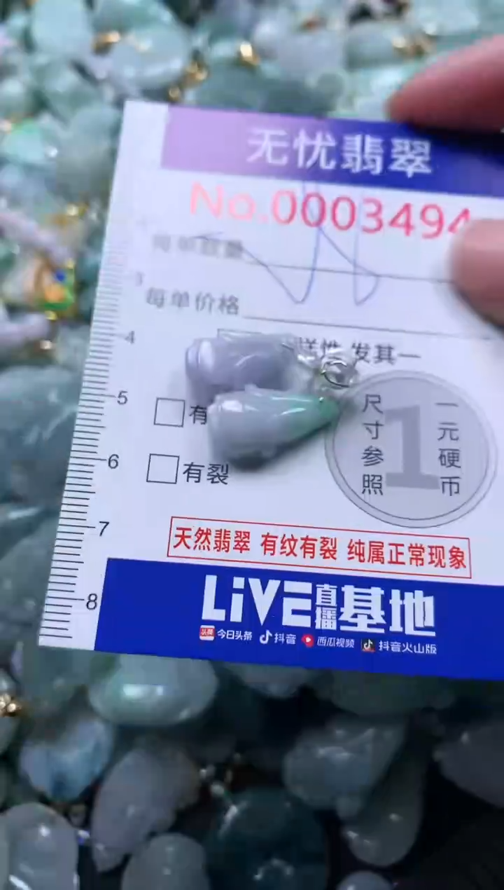 颈饰未镶嵌翡翠3494