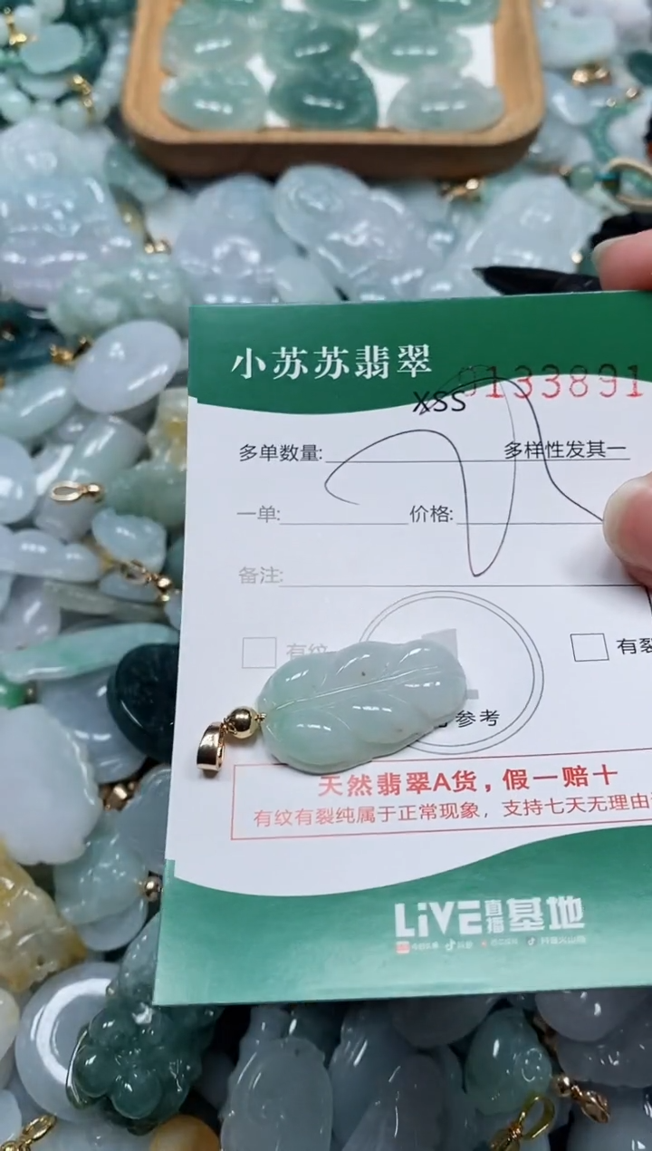 【闪购商品】翡翠颈饰未镶嵌闪购商品0133891