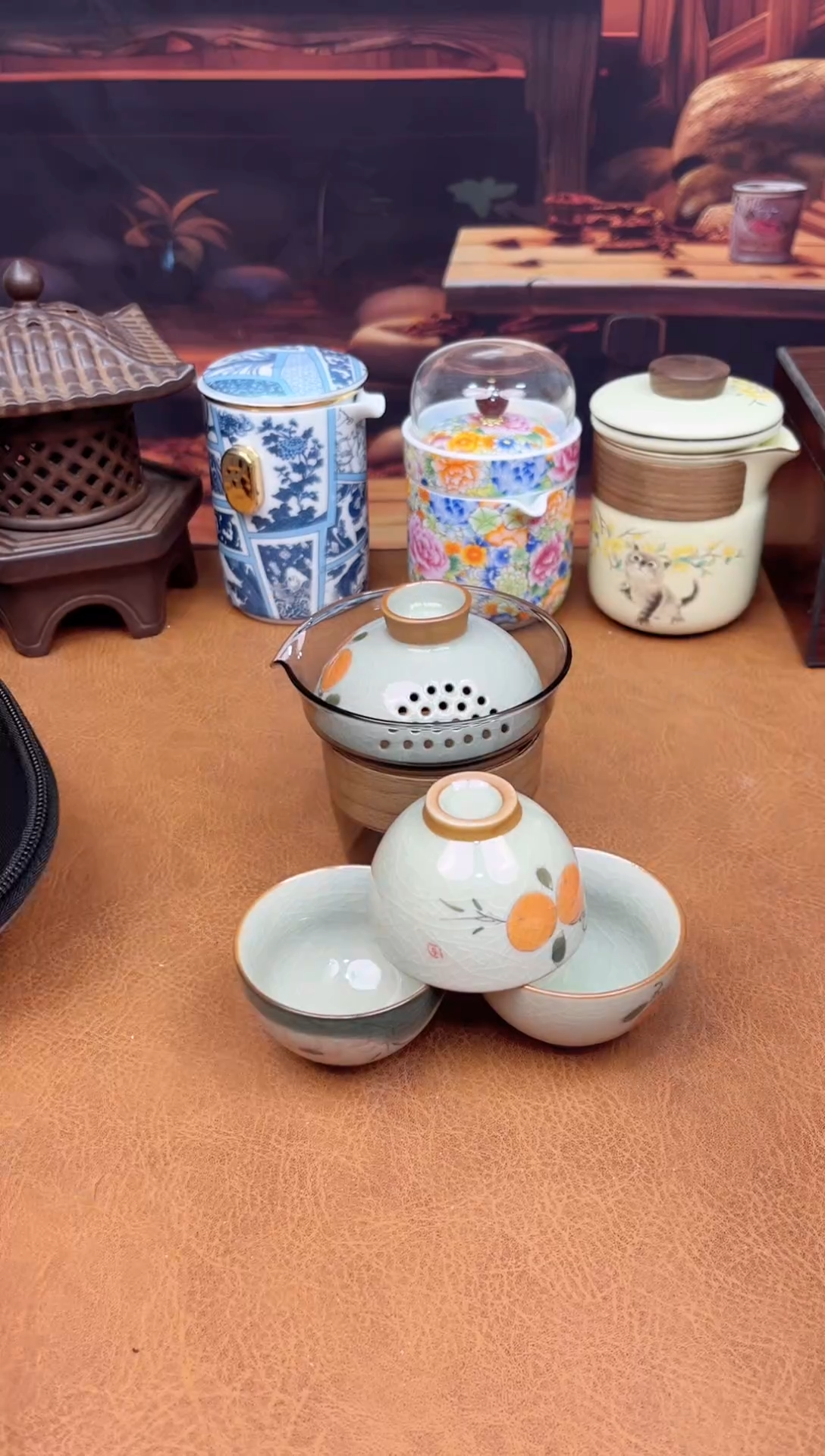 【闪购商品】陶瓷茶具摆件茶叶罐