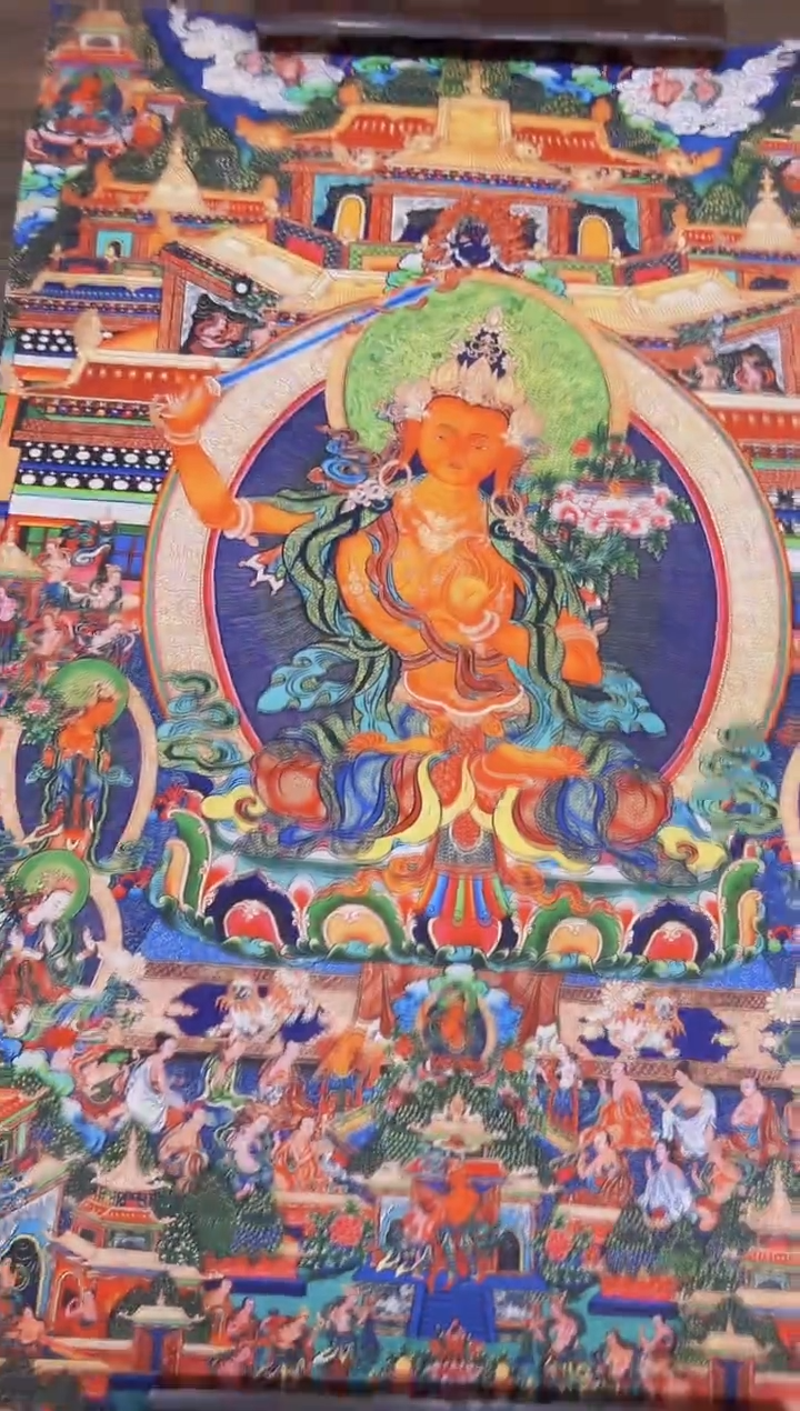 卷轴画唐卡16095