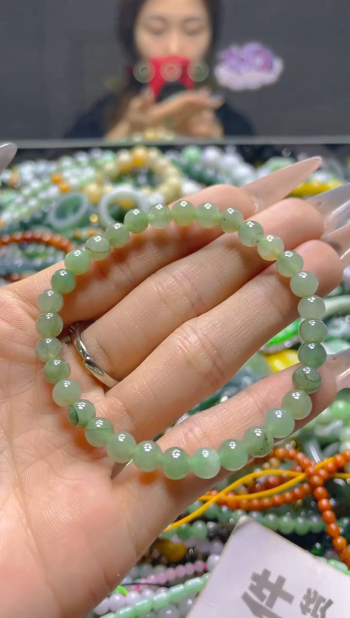 颈饰未镶嵌翡翠5MM