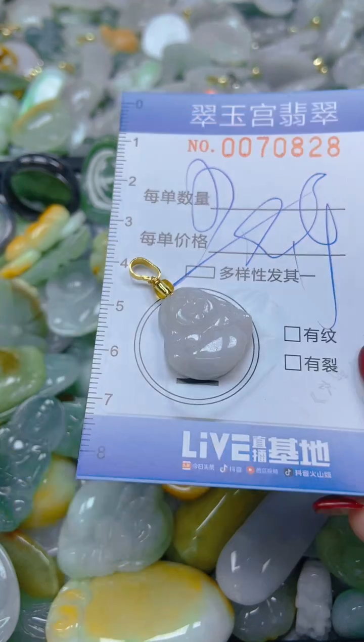 【闪购商品】翡翠颈饰未镶嵌闪购0070828多样性发其一