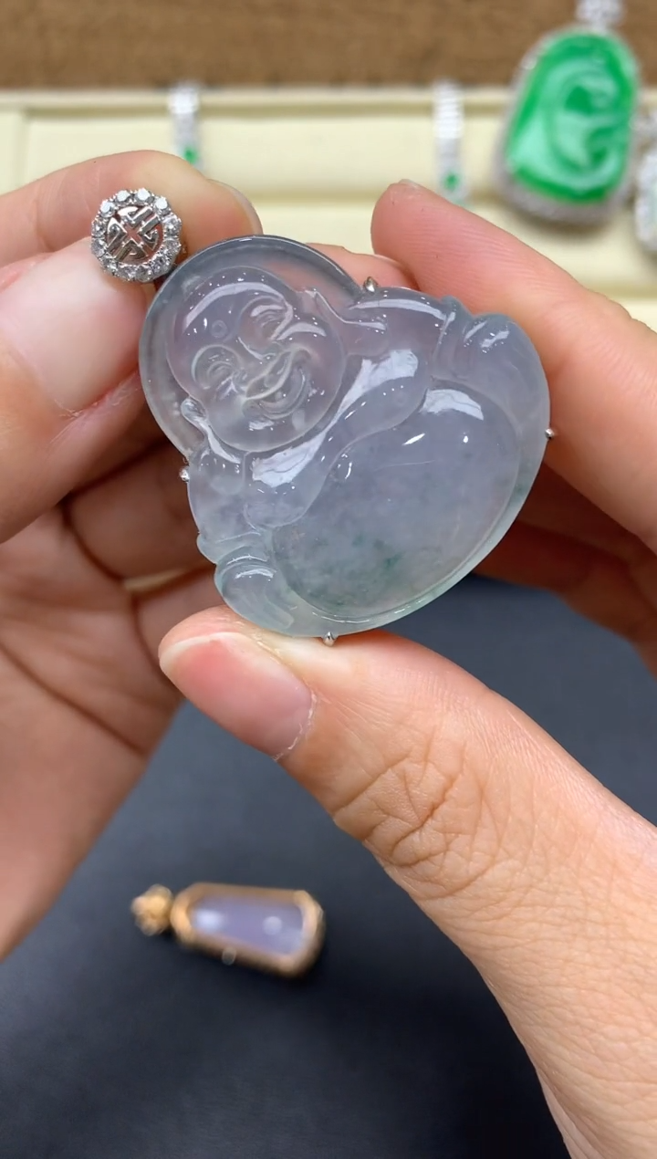 【闪购商品】翡翠颈饰18K金镶嵌527-中国好珍宝