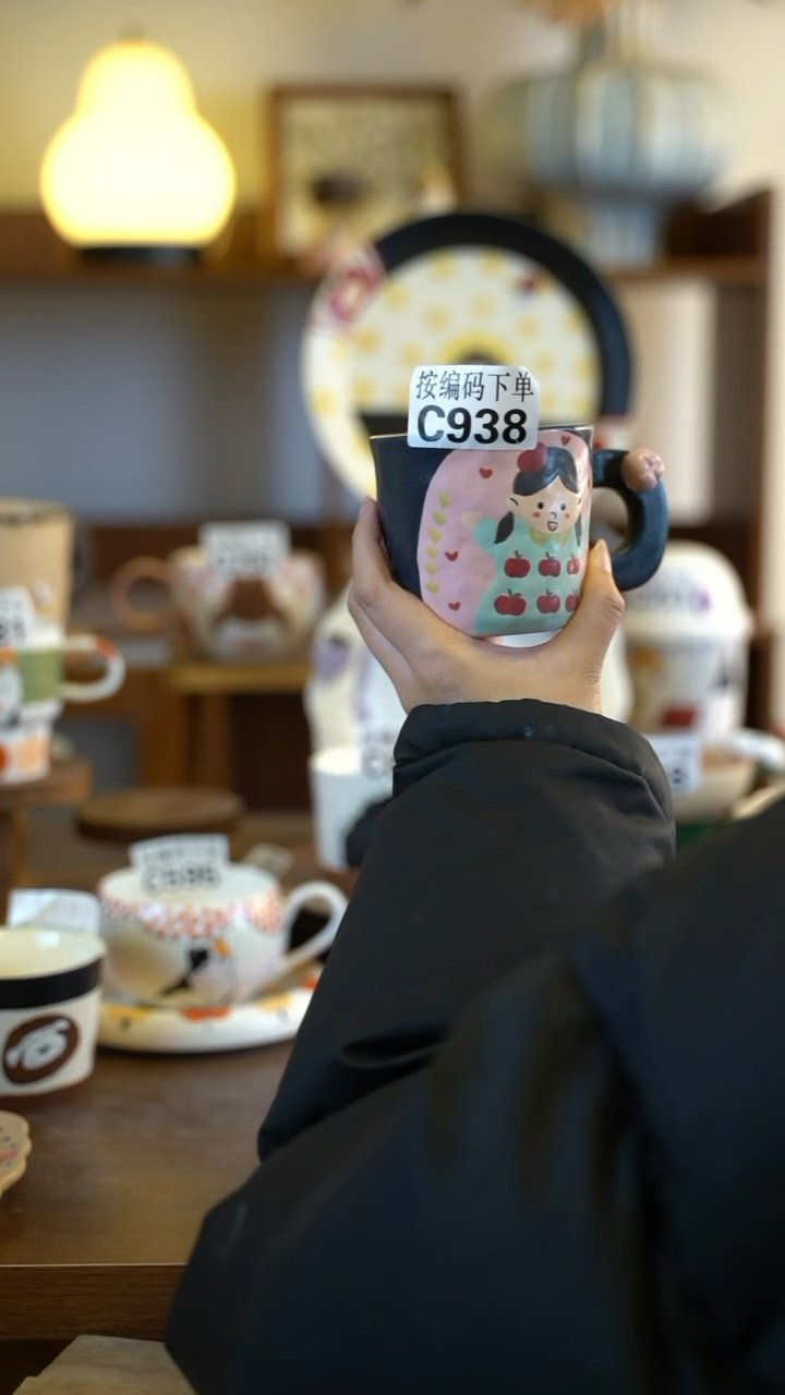 摆件陶C938 阿满屋手工手作陶瓷 