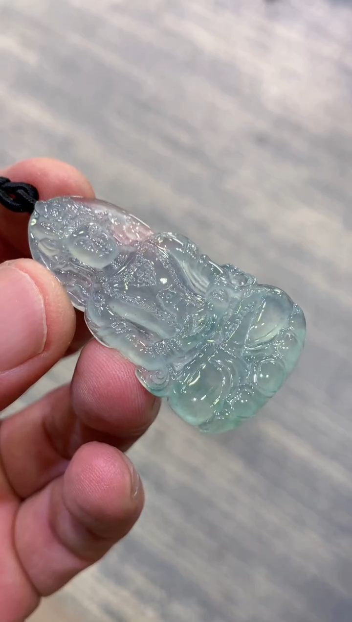 颈饰未镶嵌翡翠天然A货翡翠