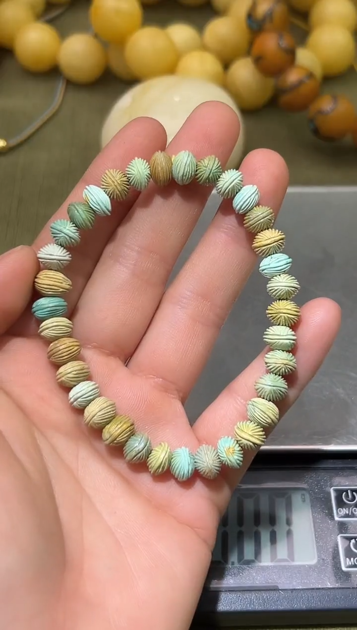 未镶嵌绿松石手串璐手串