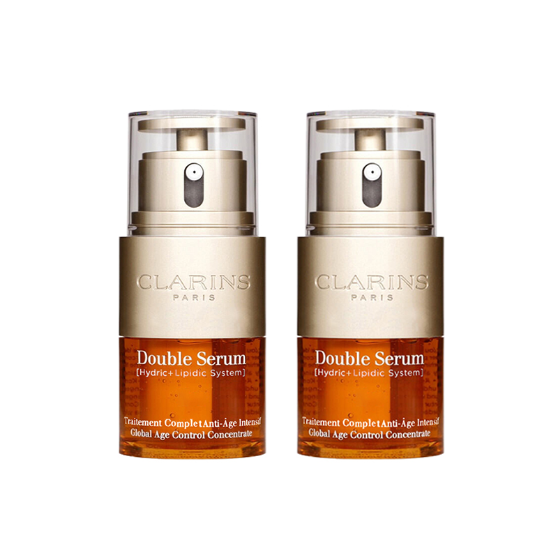 Clarins/娇韵诗双萃精华眼霜20ml*2滋润保湿修护