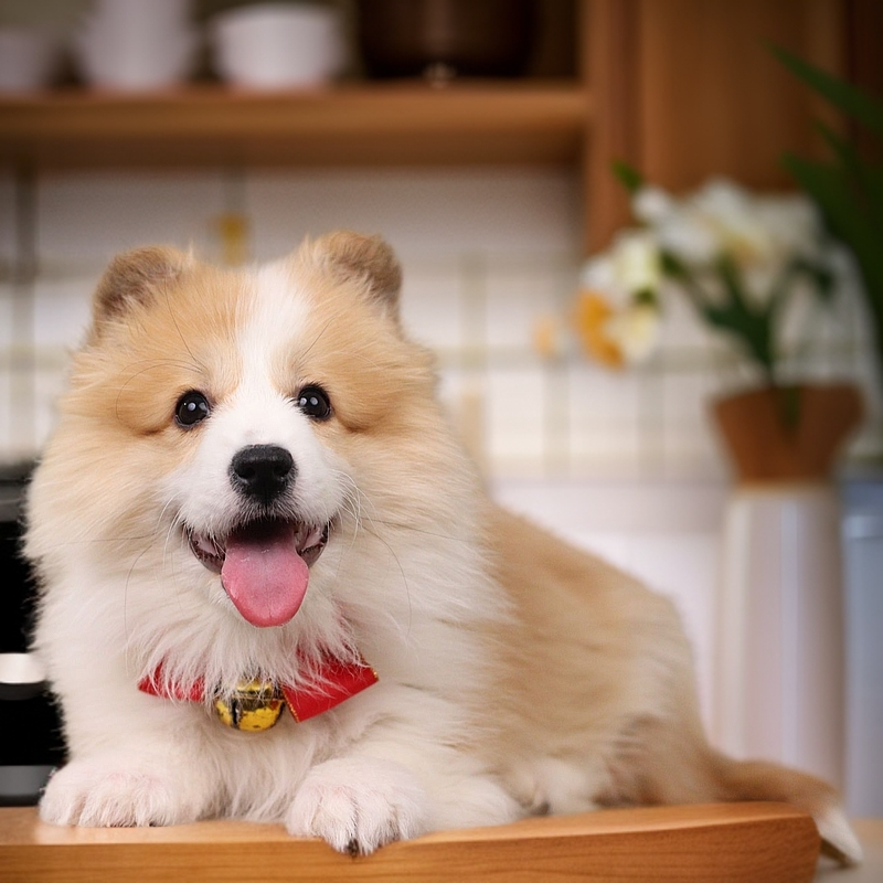 茸茸 瓢总柯基大队双色长毛柯基宠物活体狗狗