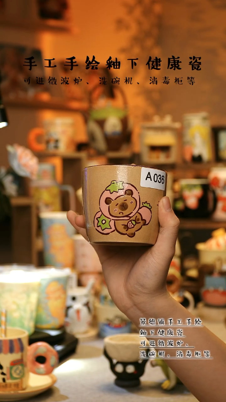 【闪购商品】陶瓷景德镇高温釉下彩&A036