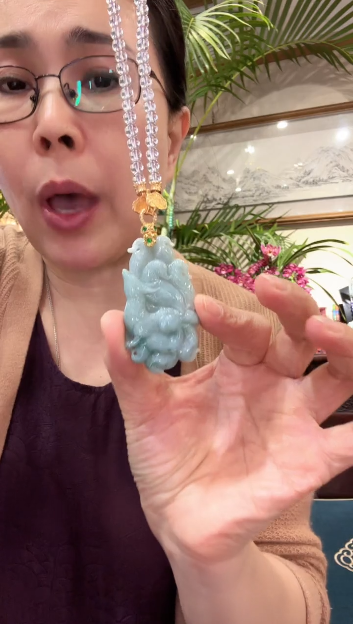 【闪购商品】翡翠颈饰未镶嵌国风