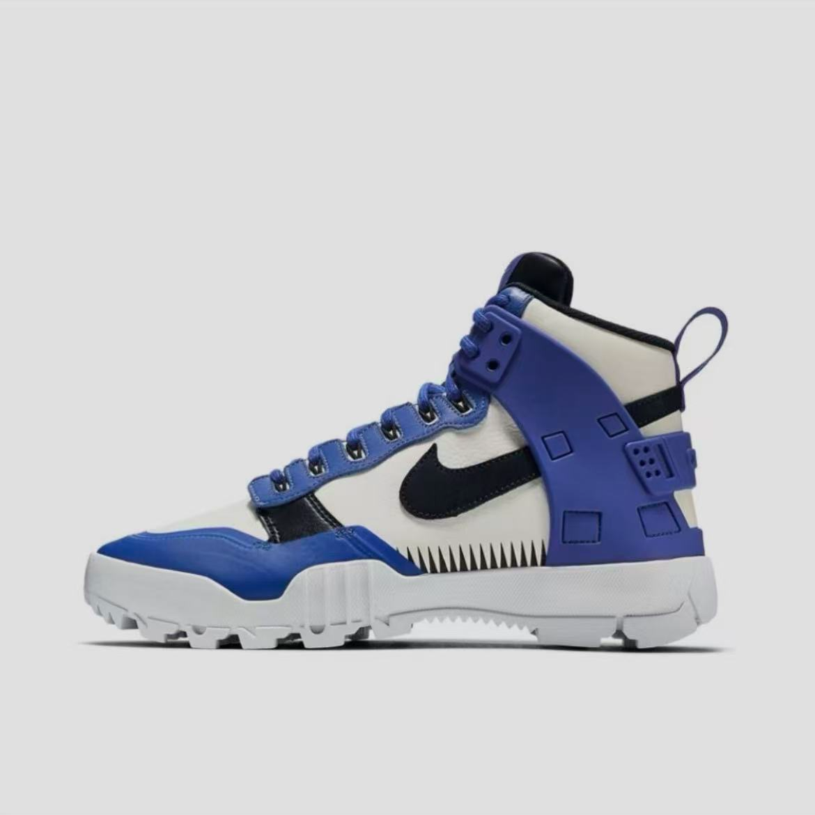 NIKE/耐克SFB Jungle Dunk 复古 高帮 户外鞋宝蓝/白色910092-100