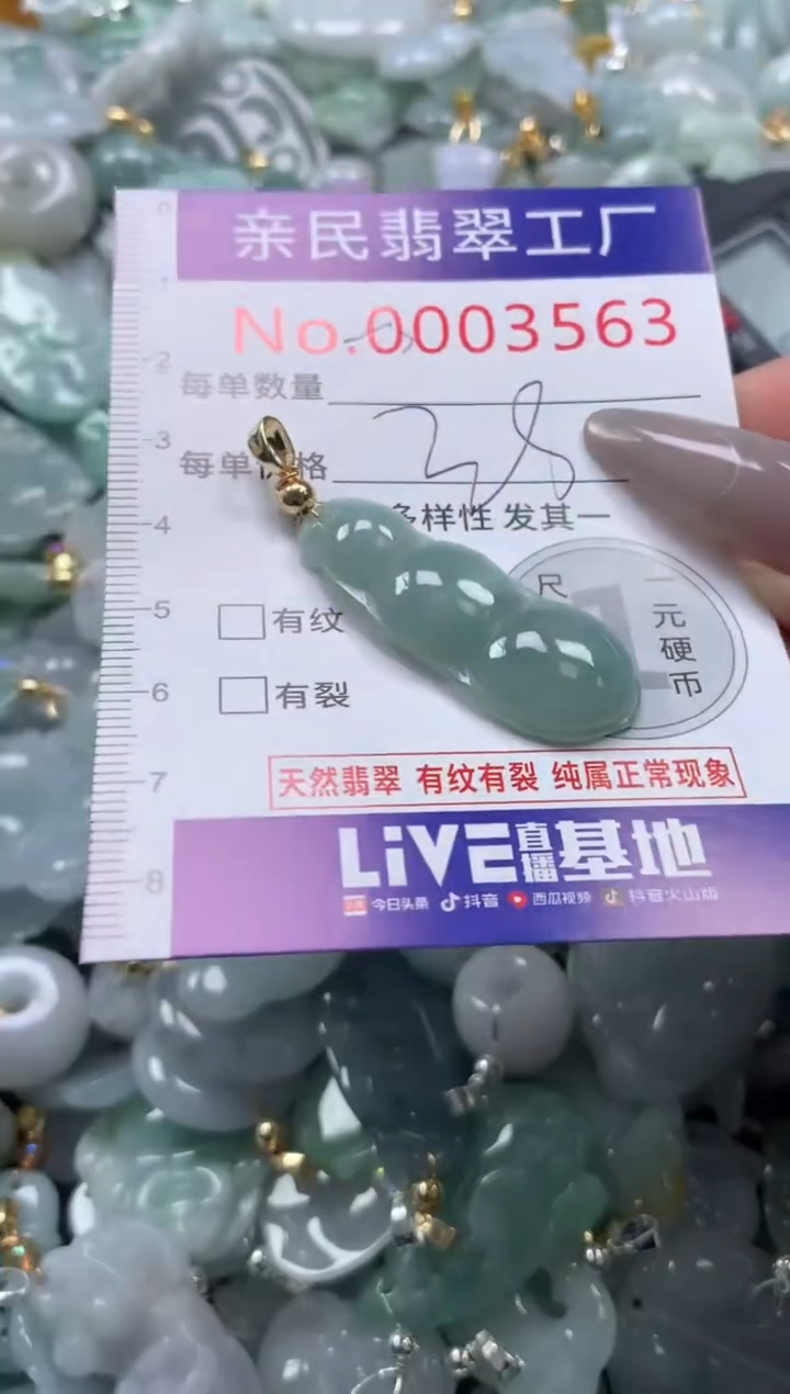 颈饰未镶嵌翡翠3563