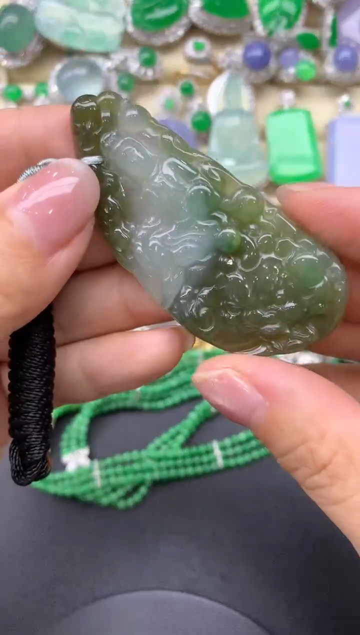 【闪购商品】翡翠颈饰未镶嵌63中国好珍宝