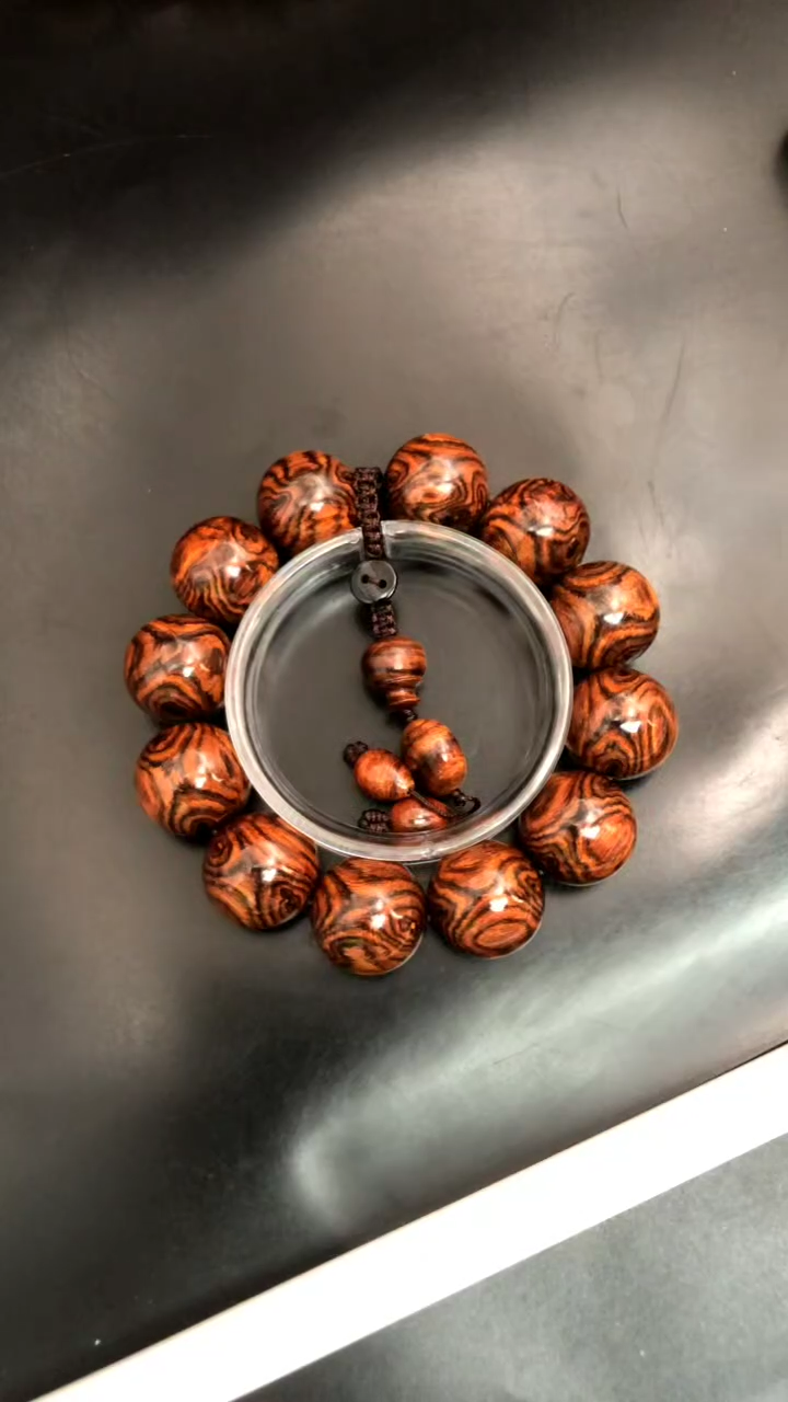 手串/手链黄花梨/降香黄檀L*海黄野生中性料2,0x鬼脸精串