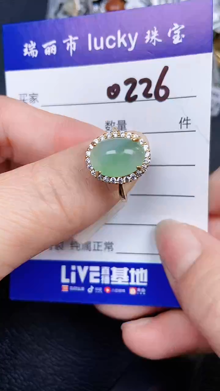 颈饰银S925镶嵌翡翠0226