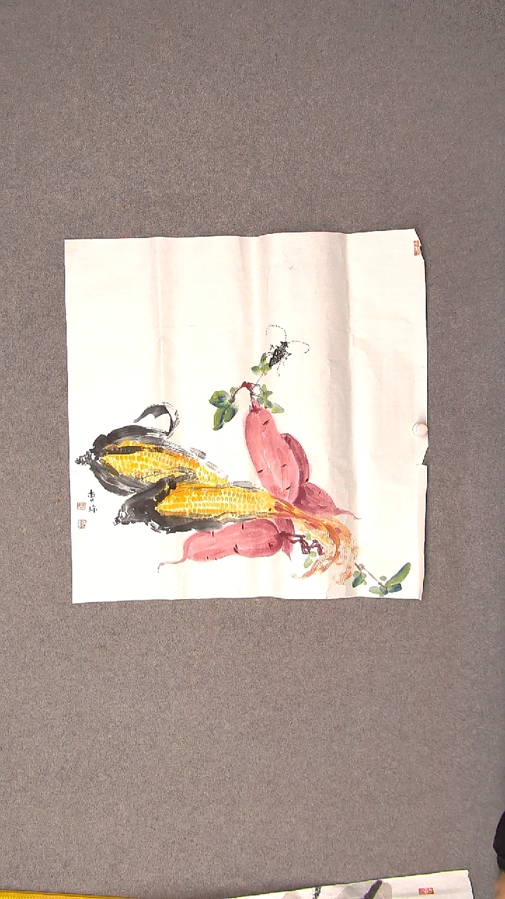 国画曹珍 甘肃定西69*69尺寸