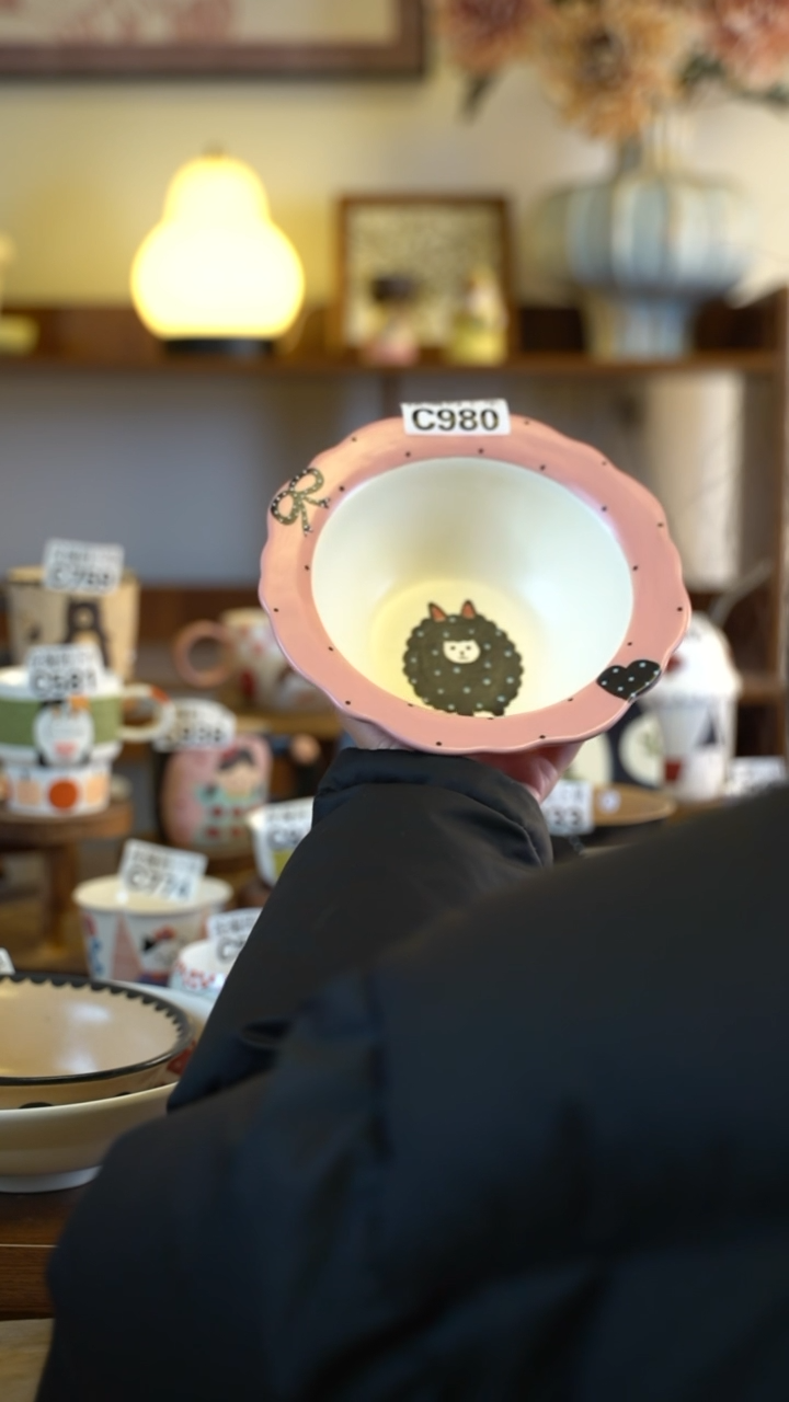 摆件陶C980 阿满屋手工手作陶瓷 
