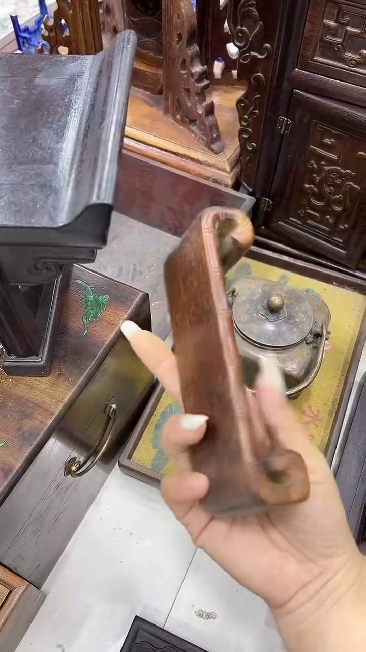 木沐头淘摆件木雕件