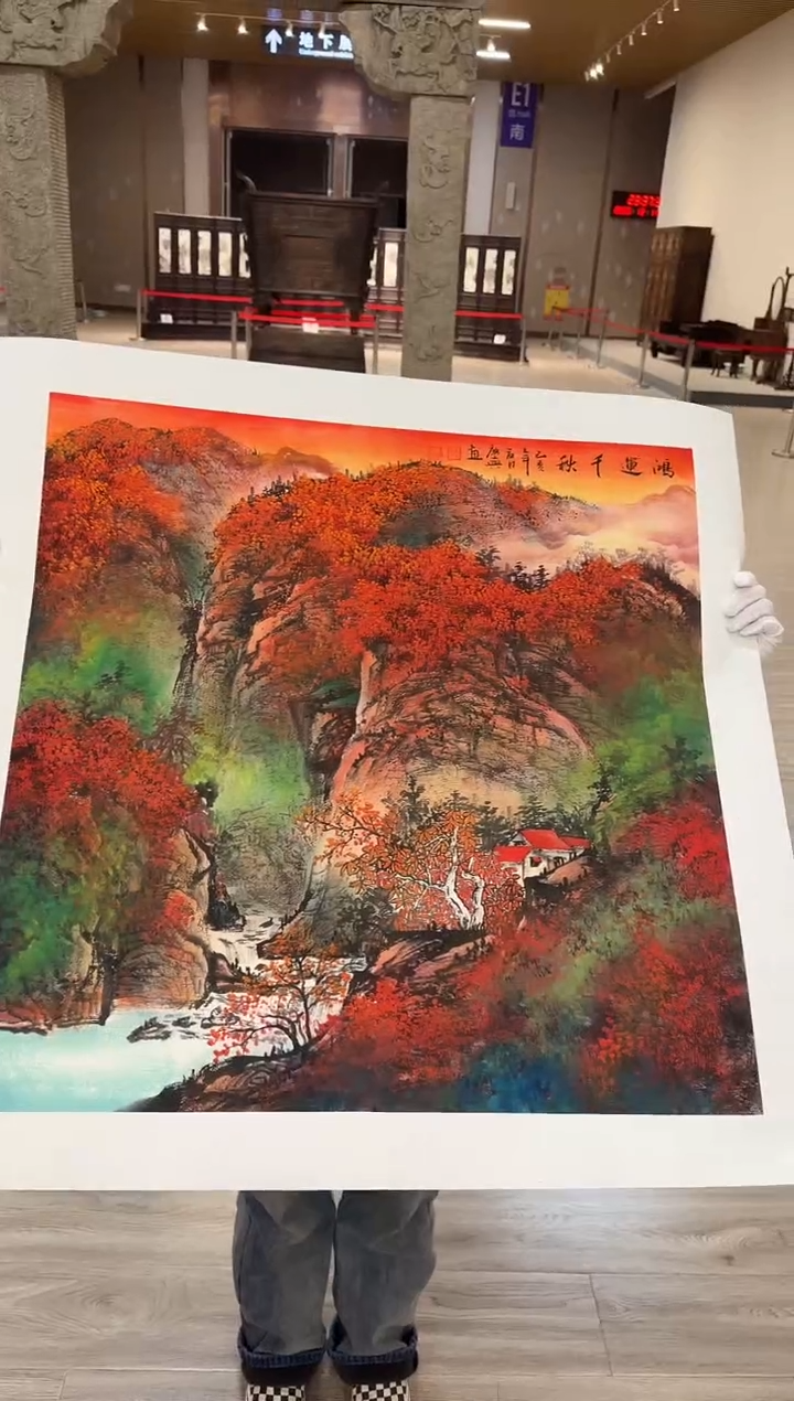 国画23赵隆轩美术馆李庆兴老师作品