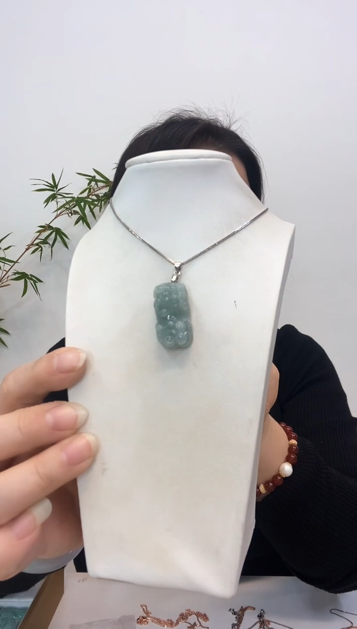 【闪购商品】翡翠吊坠(赠链)未镶嵌貔貅