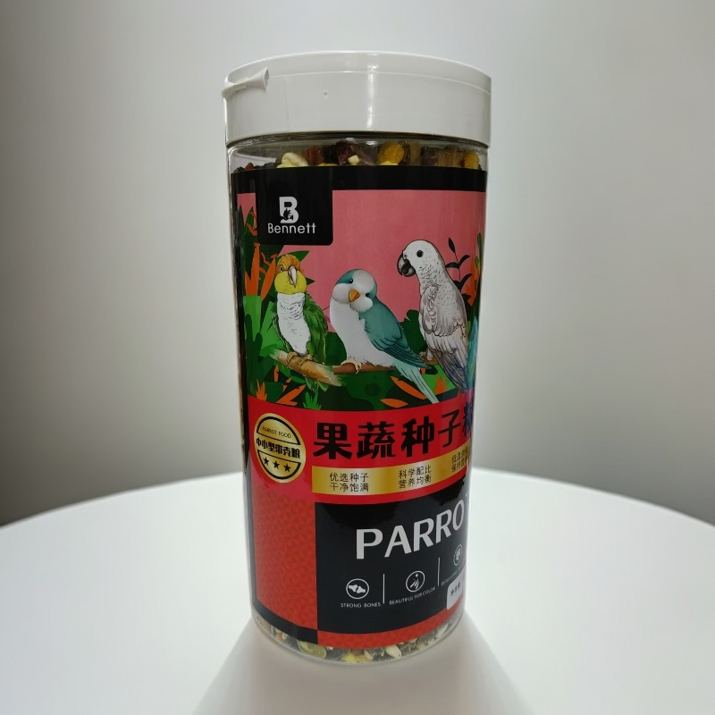 Bennett中小型鹦鹉带壳果蔬种子粮小太阳和尚营养坚果混合鸟粮