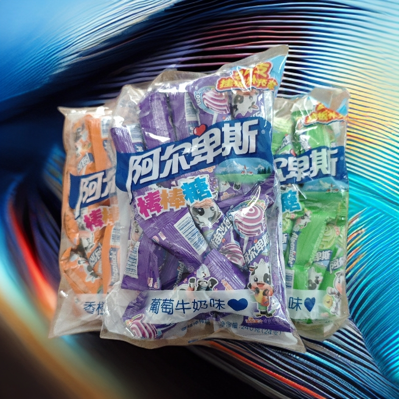 10g阿尔卑斯棒棒糖24支袋装