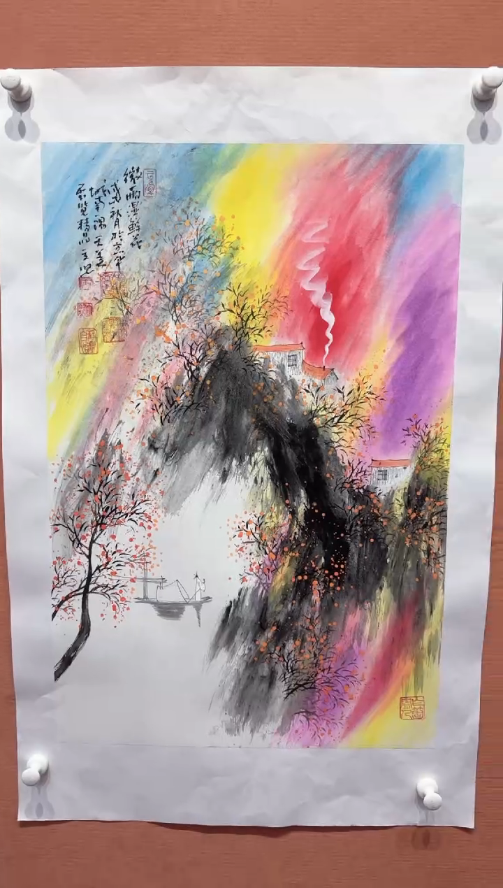 国画师立照老师国画作品
