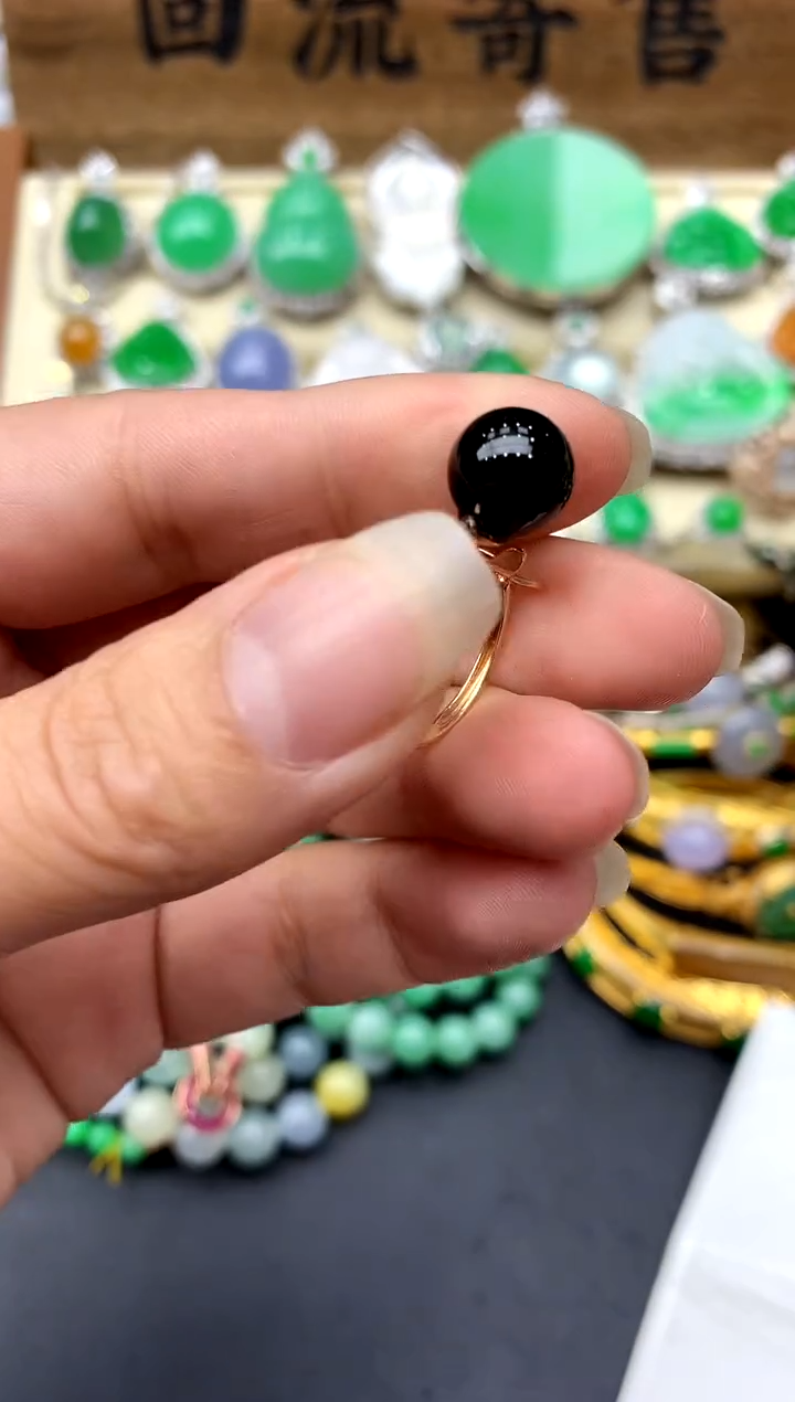 【闪购商品】翡翠戒指18K金镶嵌274-中国好珍宝