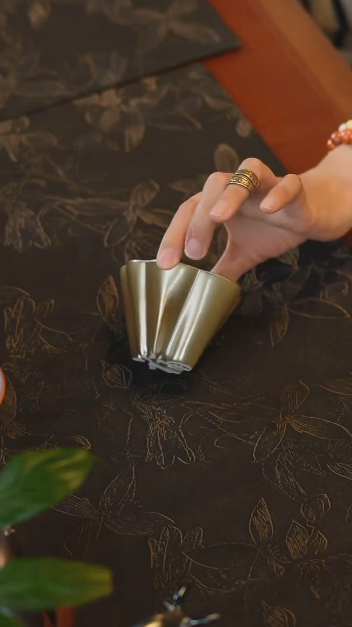 17柴房陶瓷柴烧福字杯