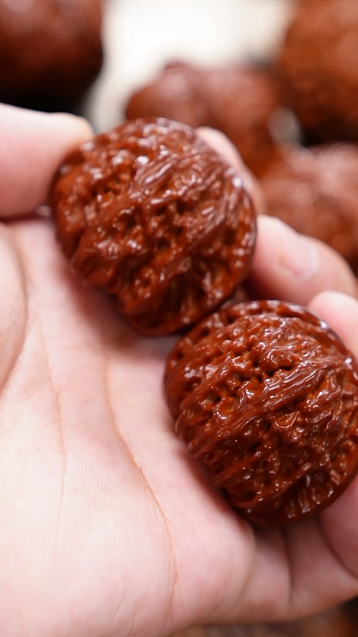 把件文玩核桃10号文玩核桃回血白狮子