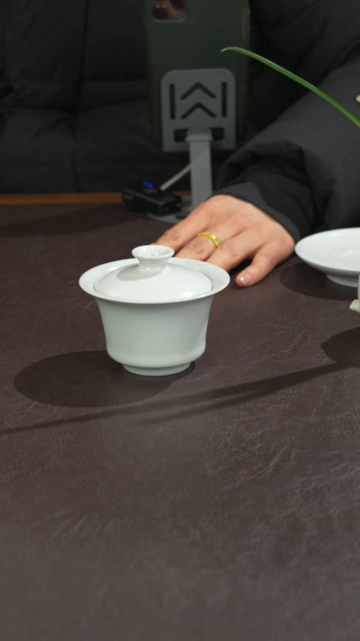 瓷予***冲瓷 宣宝汝瓷原矿原釉手工作品瑕疵