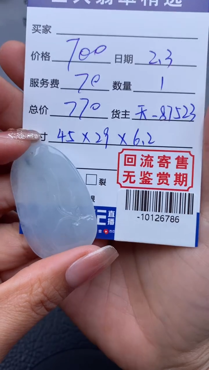 【闪购商品】翡翠颈饰未镶嵌多人-10126786