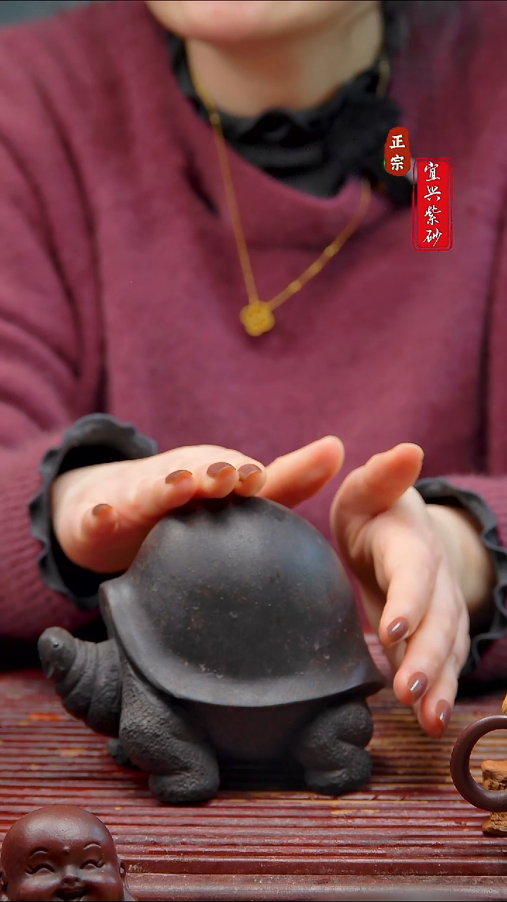 紫砂茶宠宜兴紫砂茶宠摆件