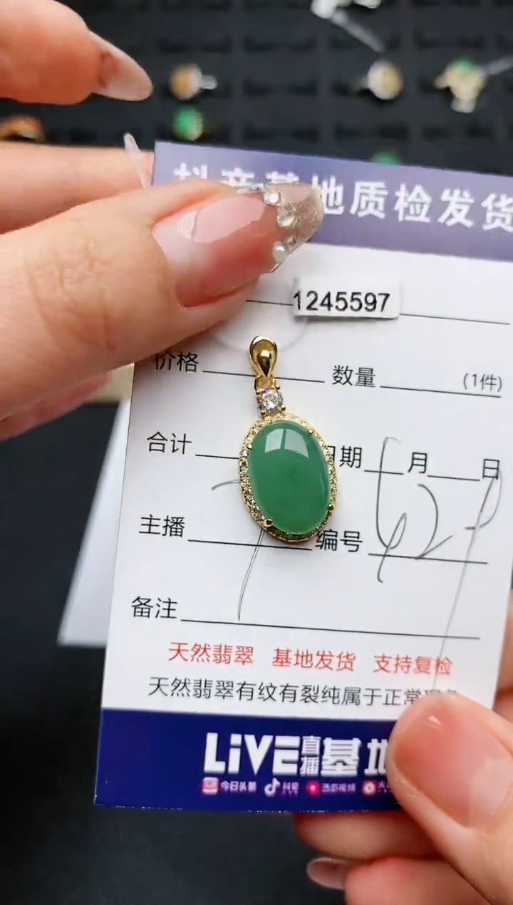 【闪购商品】翡翠颈饰银S925镶嵌.........11