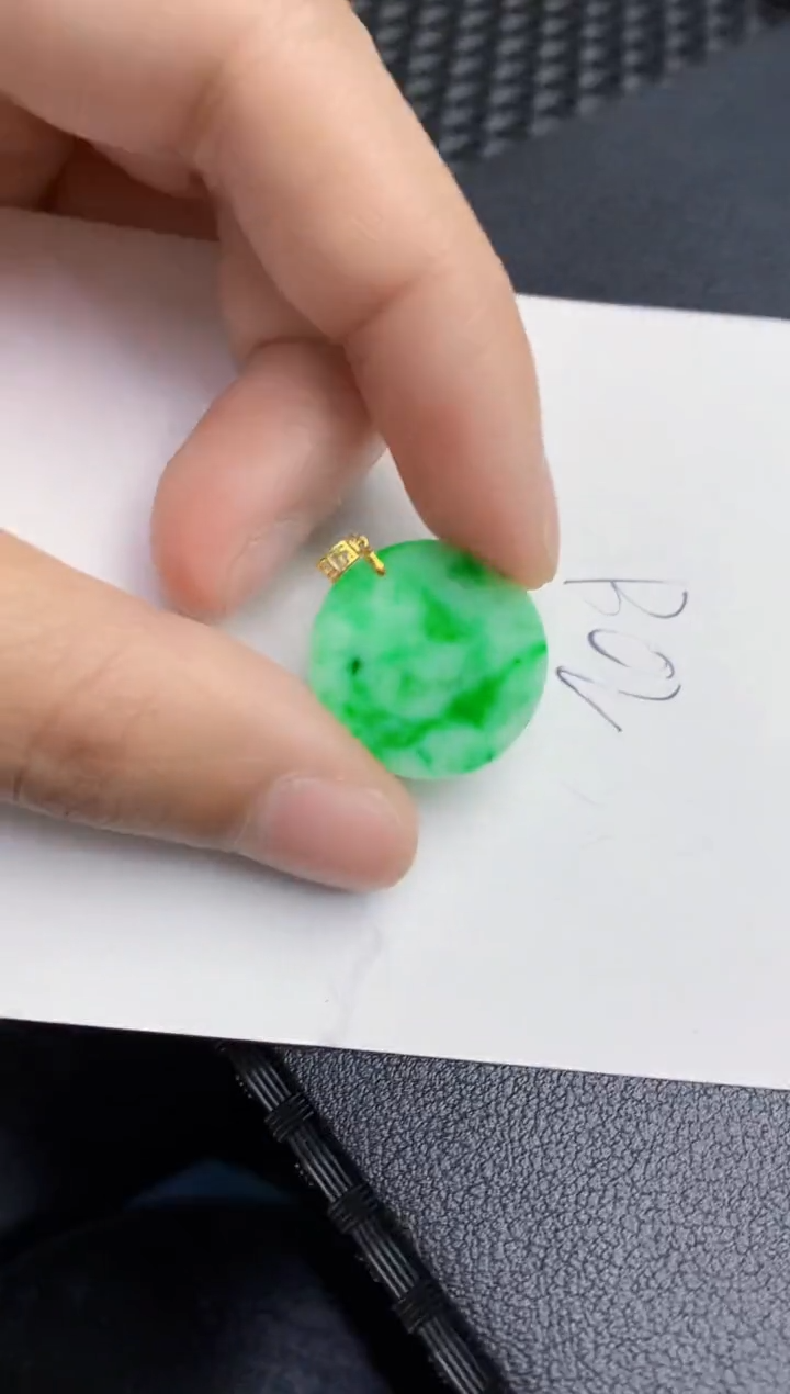 【闪购商品】翡翠颈饰18K金镶嵌000000000