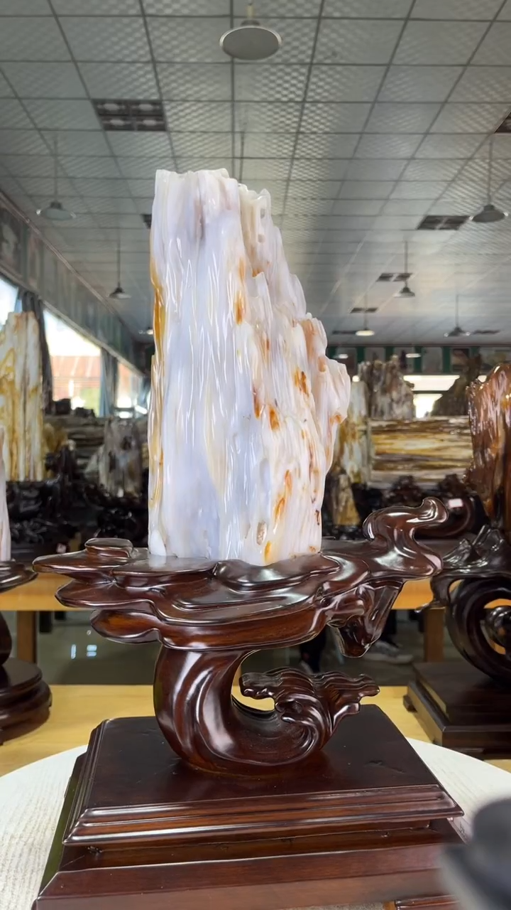 未镶嵌珠宝奇石硅化玉980